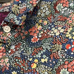 J.Crew Liberty Lawn 100% Cotton Classic Floral Shirt Sz 12